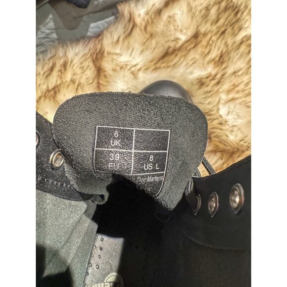 Dr. Martens 1460 Black Smooth Leather Lace-Up Boots UK 6 / US W8 / EU 39 - Picture 9 of 9